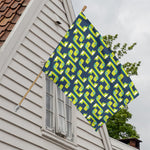 Little Green Dinosaur Pattern Print House Flag