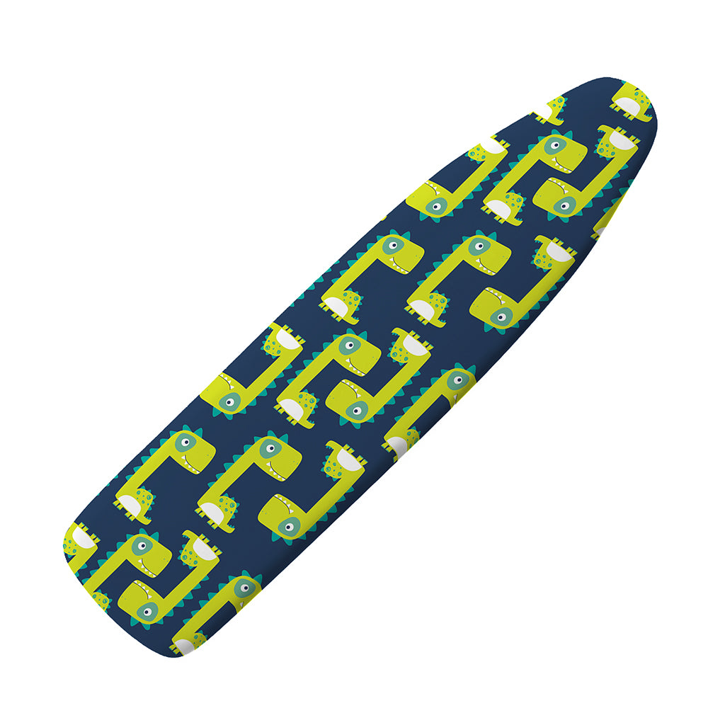 Little Green Dinosaur Pattern Print Ironing Board Cover