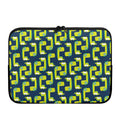 Little Green Dinosaur Pattern Print Laptop Sleeve