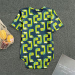 Little Green Dinosaur Pattern Print Men's Bodysuit