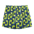 Little Green Dinosaur Pattern Print Mesh Shorts