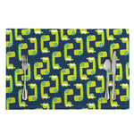 Little Green Dinosaur Pattern Print Placemat