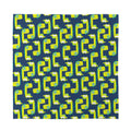 Little Green Dinosaur Pattern Print Silk Bandana