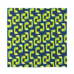Little Green Dinosaur Pattern Print Silk Bandana