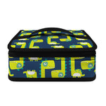 Little Green Dinosaur Pattern Print Small Lunch Bag