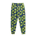 Little Green Dinosaur Pattern Print Sweatpants