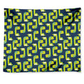 Little Green Dinosaur Pattern Print Tapestry