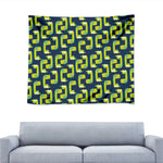 Little Green Dinosaur Pattern Print Tapestry