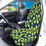 Little Green Dinosaur Pattern Print Waterproof Car Seat Cover