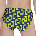 Little Green Dinosaur Pattern Print Women's Panties