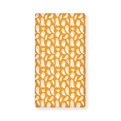 Little Halloween Ghost Pattern Print Baby Crib Sheet
