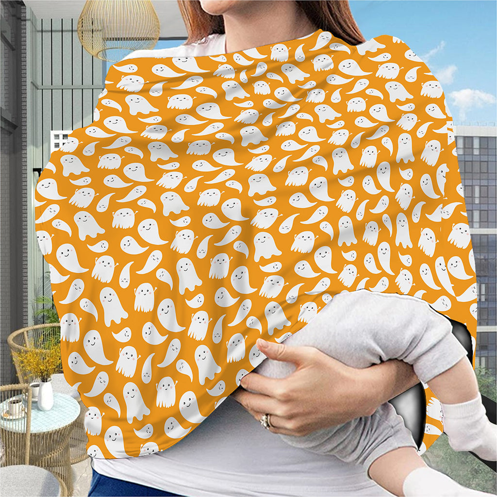 Little Halloween Ghost Pattern Print Baby Seat Cover