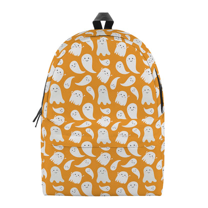 Little Halloween Ghost Pattern Print Backpack