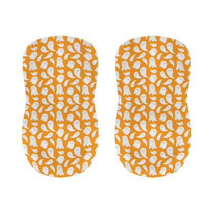 Little Halloween Ghost Pattern Print Bar Stool Covers