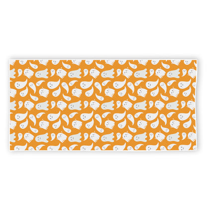 Little Halloween Ghost Pattern Print Beach Towel