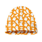 Little Halloween Ghost Pattern Print Beanie