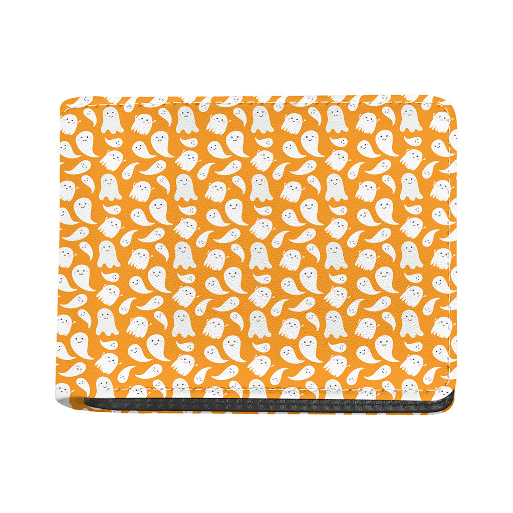 Little Halloween Ghost Pattern Print Bifold Wallet