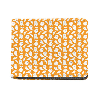Little Halloween Ghost Pattern Print Bifold Wallet