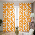 Little Halloween Ghost Pattern Print Dimout Pencil Pleat Curtains