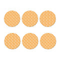 Little Halloween Ghost Pattern Print Coaster Set