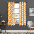 Little Halloween Ghost Pattern Print Grommet Curtain Panels