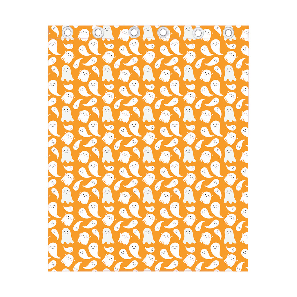 Little Halloween Ghost Pattern Print Curtain