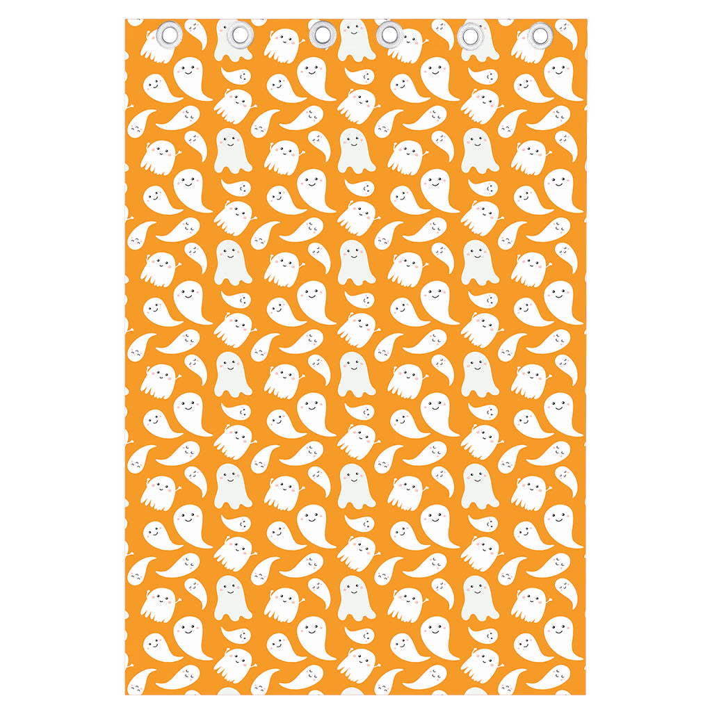 Little Halloween Ghost Pattern Print Curtain