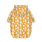 Little Halloween Ghost Pattern Print Dog Zip Up Hoodie
