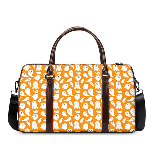 Little Halloween Ghost Pattern Print Duffle Bag