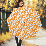 Little Halloween Ghost Pattern Print Foldable Umbrella