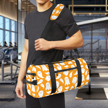 Little Halloween Ghost Pattern Print Gym Bag