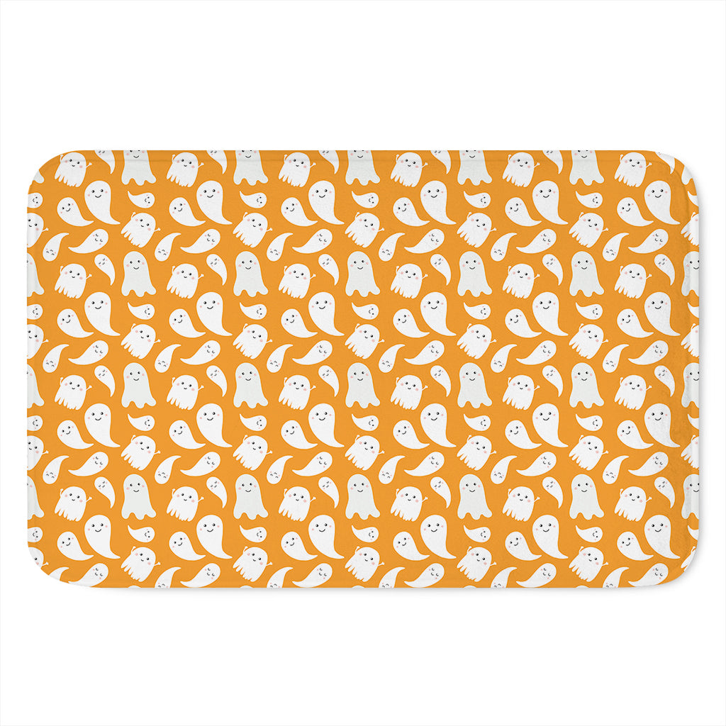 Little Halloween Ghost Pattern Print Indoor Door Mat