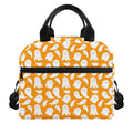 Little Halloween Ghost Pattern Print Insulated Lunch Bag