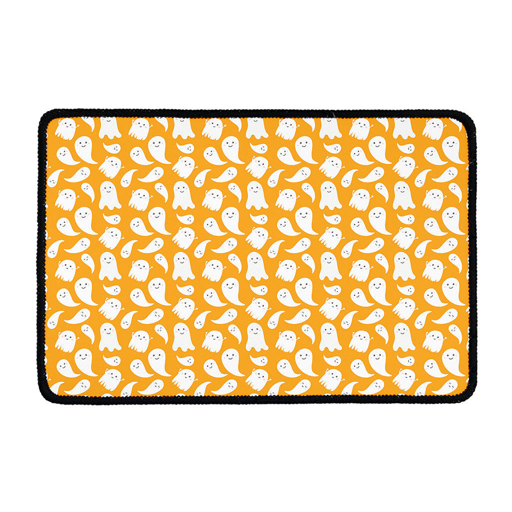 Little Halloween Ghost Pattern Print Kitchen Mat