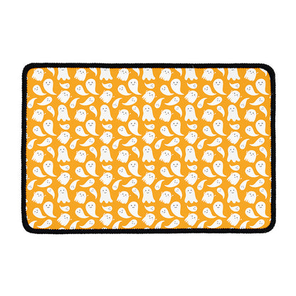 Little Halloween Ghost Pattern Print Kitchen Mat