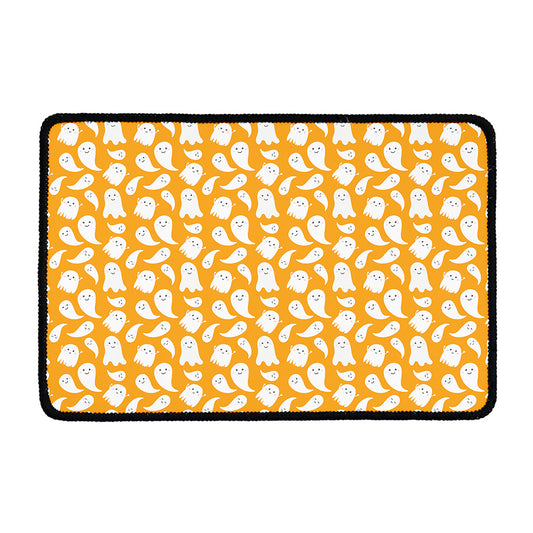 Little Halloween Ghost Pattern Print Kitchen Mat