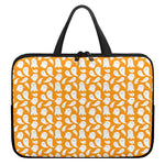 Little Halloween Ghost Pattern Print Laptop Sleeve With Handle
