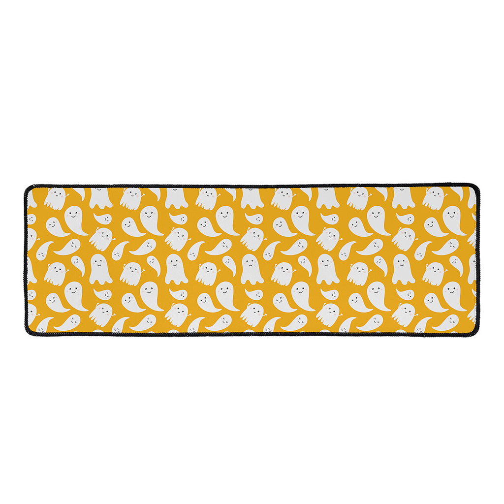 Little Halloween Ghost Pattern Print Long Kitchen Mat
