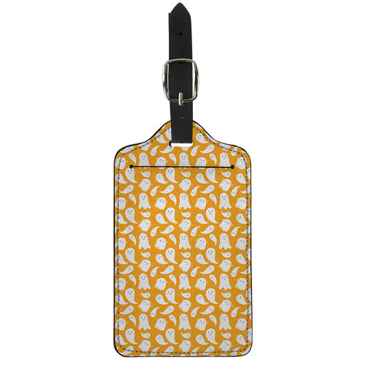 Little Halloween Ghost Pattern Print Luggage Tag