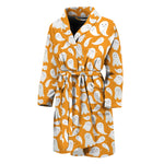 Little Halloween Ghost Pattern Print Men's Bathrobe