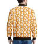 Little Halloween Ghost Pattern Print Men's Bomber Jacket