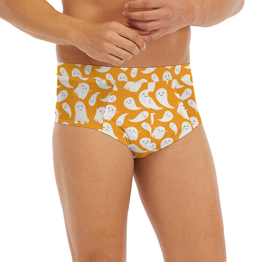 Little Halloween Ghost Pattern Print Men's Briefs