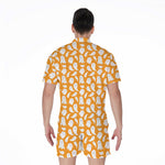 Little Halloween Ghost Pattern Print Men's Rompers