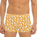 Little Halloween Ghost Pattern Print Men's Short Boxer Briefs
