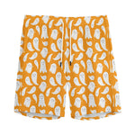Little Halloween Ghost Pattern Print Men's Sports Shorts
