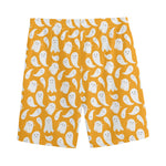 Little Halloween Ghost Pattern Print Men's Sports Shorts