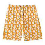 Little Halloween Ghost Pattern Print Men's Swim Trunks