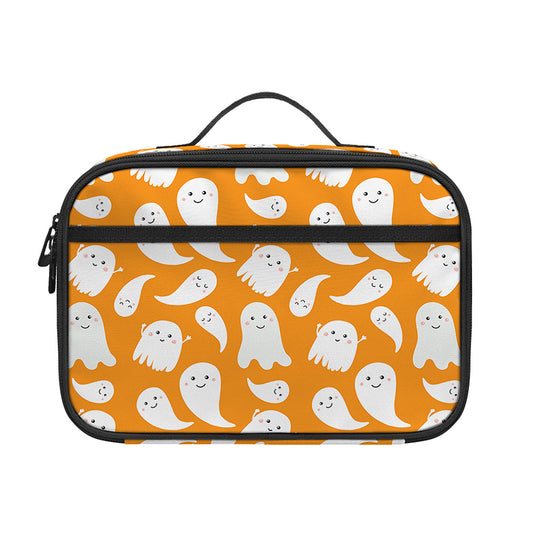 Little Halloween Ghost Pattern Print Portable Lunch Bag
