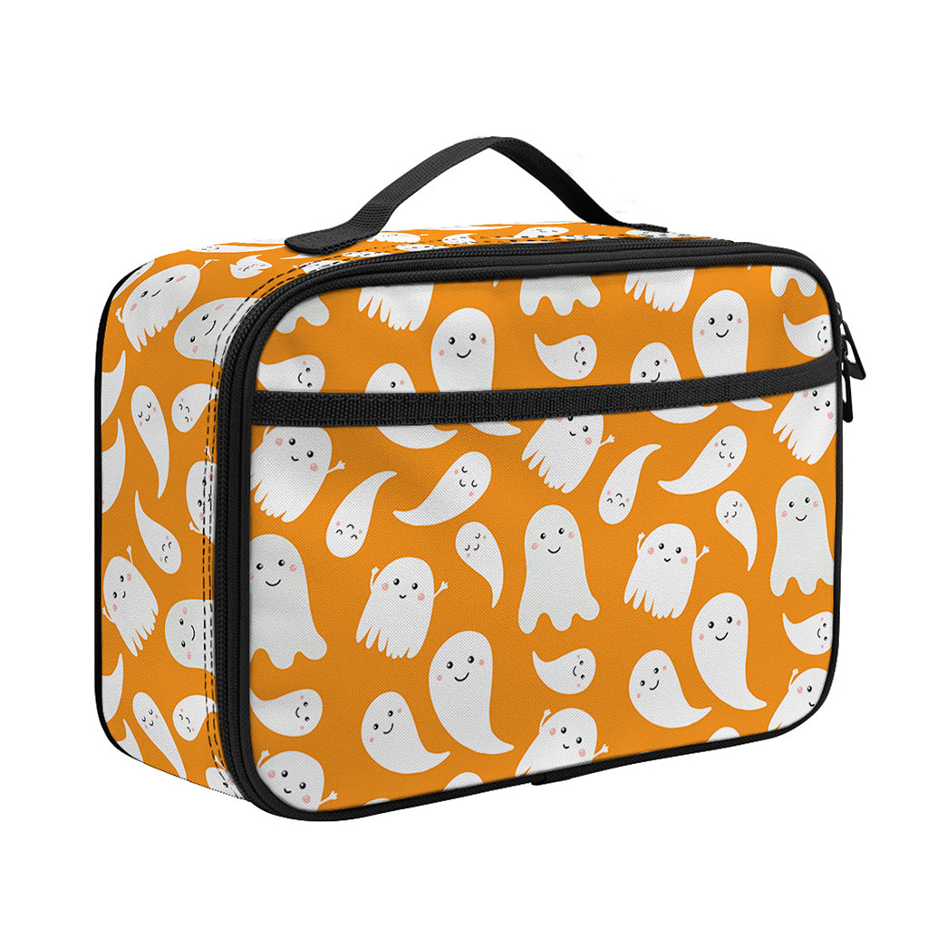 Little Halloween Ghost Pattern Print Portable Lunch Bag