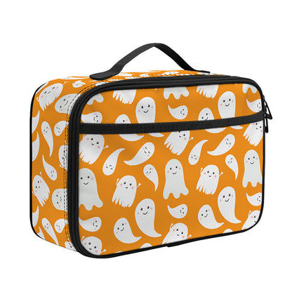 Little Halloween Ghost Pattern Print Portable Lunch Bag
